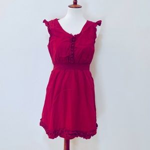 Brooklyn Industries ruffled Sunday brunch dress